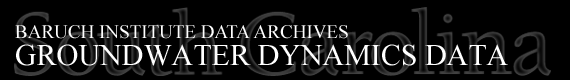 Baruch Institute Data Archives | Groundwater Dynamics Data