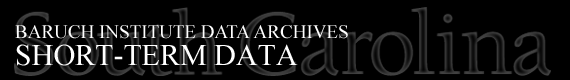 Baruch Institute Data Archives | Short-Term Data