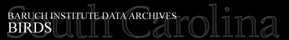 Baruch Institute Data Archives | Birds